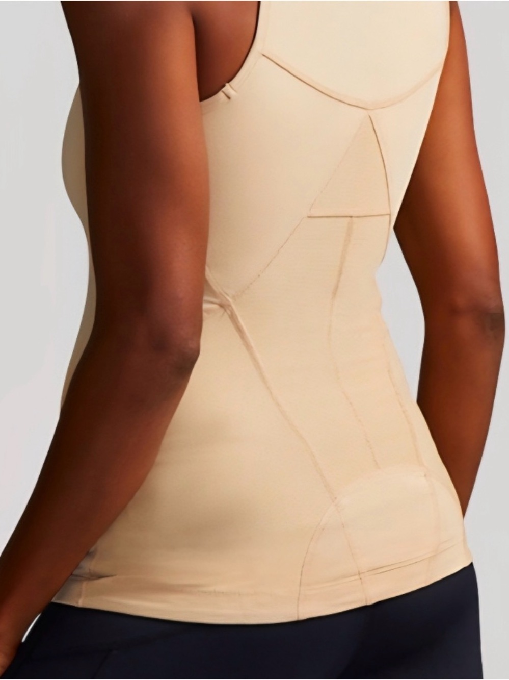 Tommie Copper Women's Lower Back Support Tank-Nude